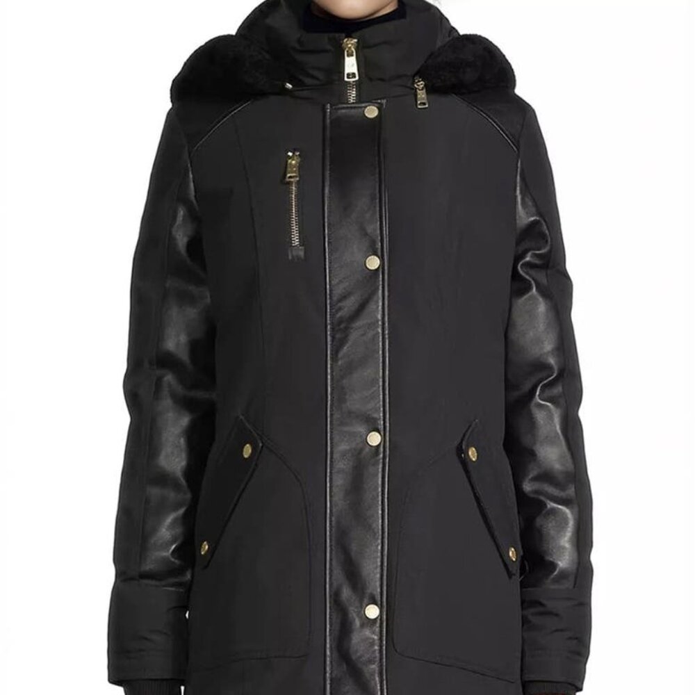 NICOLE BENISTI Chelsea Shearling Hood Parka